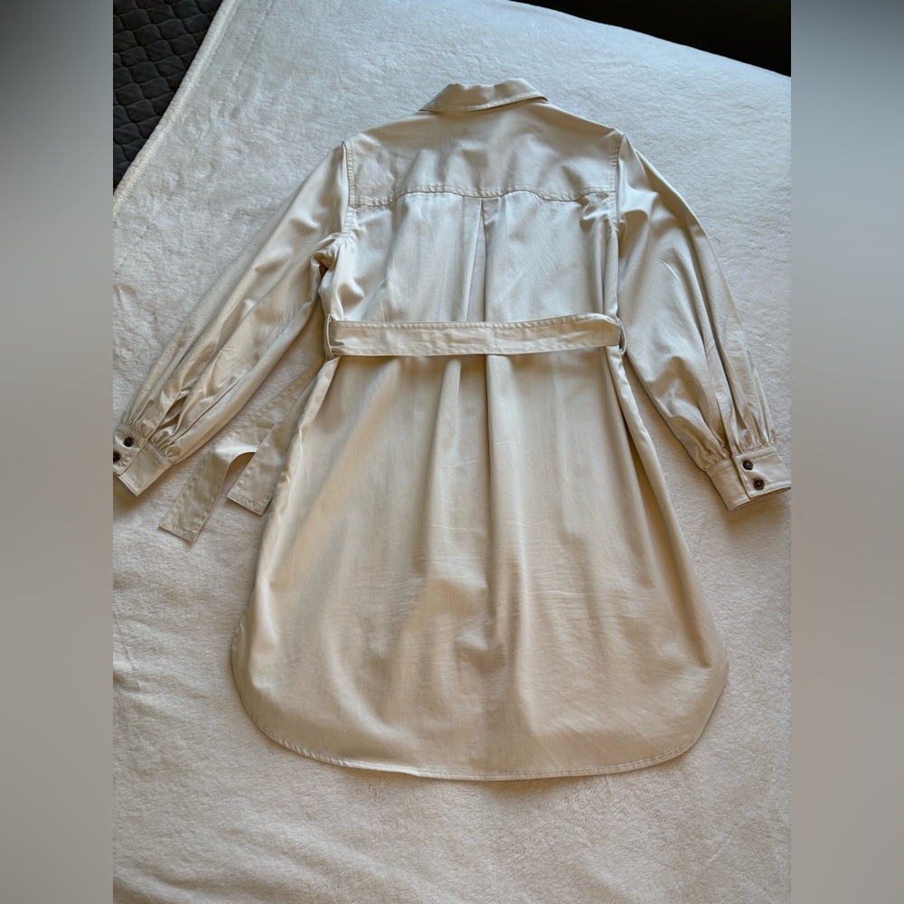 Banana Republic Kakhi Shirttail Dress - Size Small - Picture 12 of 16